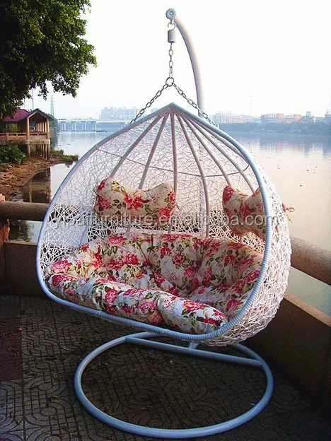outdoor garden free standing round garden  hammock patio swing chair