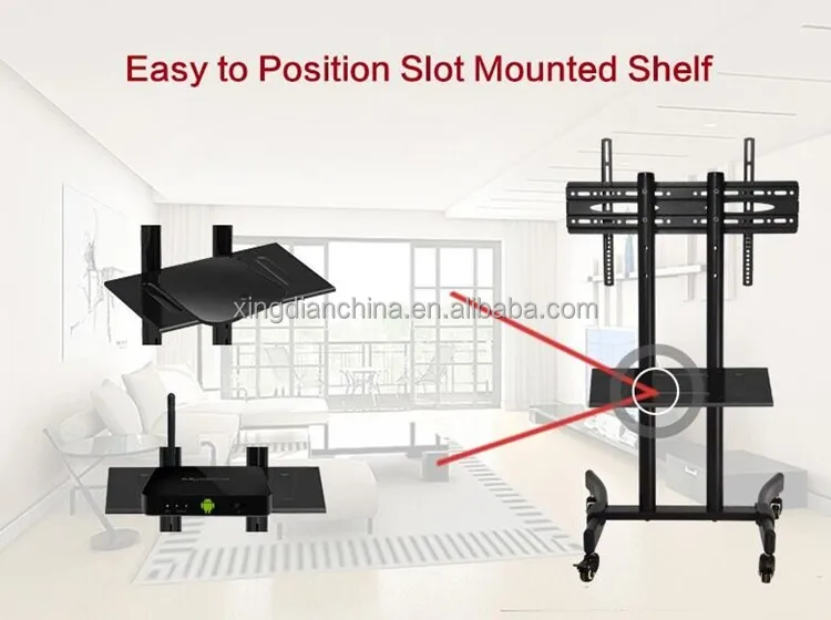 Дешевые TВ движимого ТЕЛЕВИЗОР стенд напольная подставка для тв