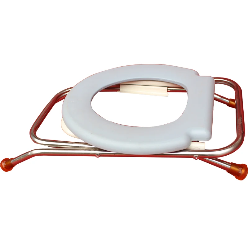 New Design lightweight eco-friendly folding adjustable commode toilet chair