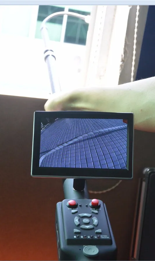 VICAM Chimney Pipe Inspection Camera flexible handheld camera detector