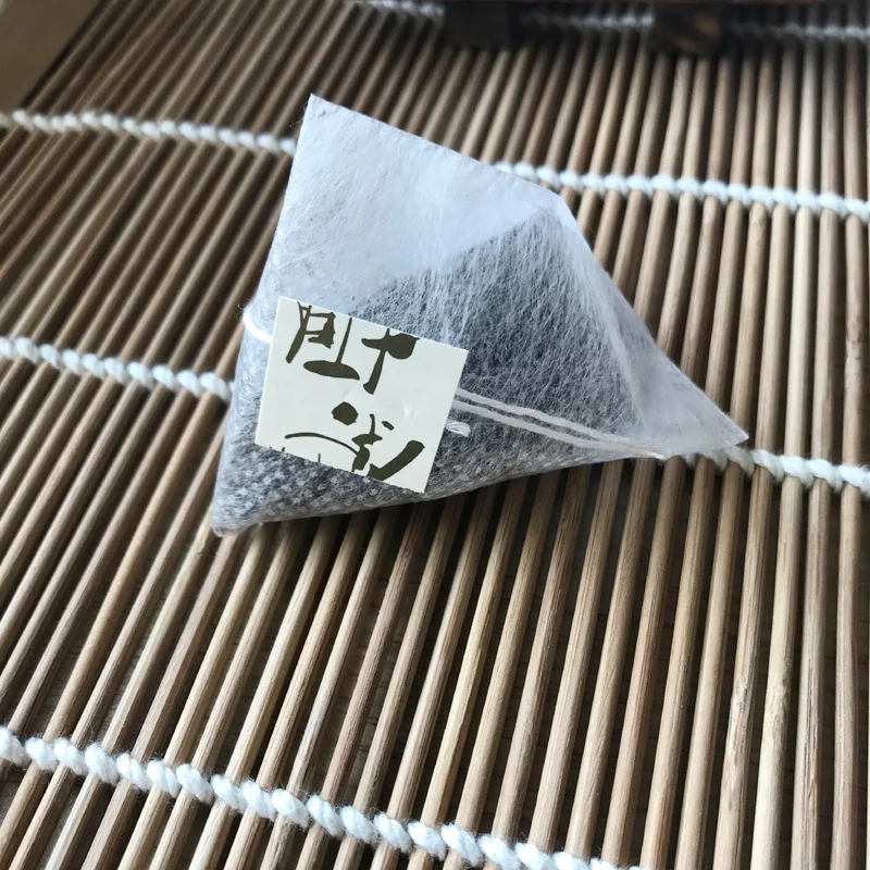 corn fiber tea bag Biodegradable Empty Pyramid Tea Bags heat-sealed mesh With Heat Seal Filter Bag