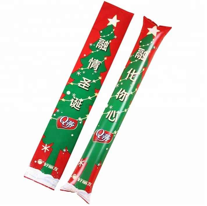 
Cheap custom design promotional cheering stick inflatable bang bang stick 