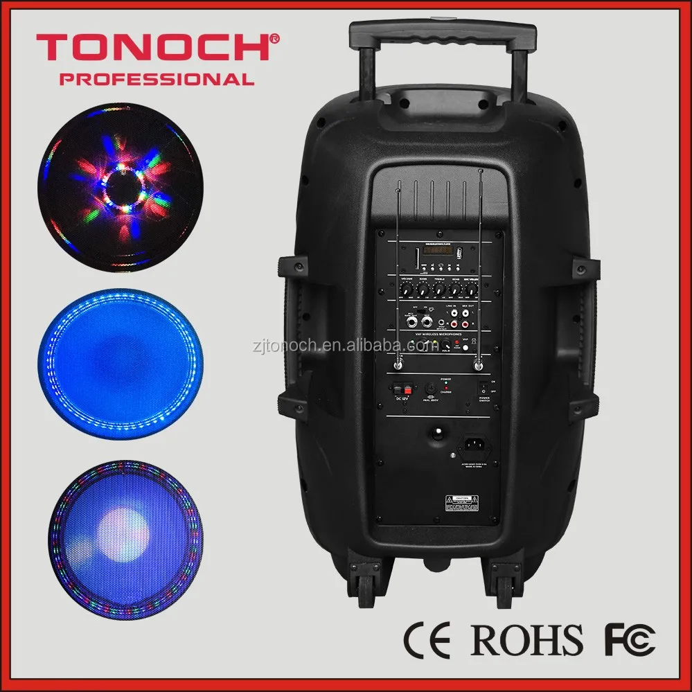 Top Selling Waterproof Active  PA Speaker box With Amplifier