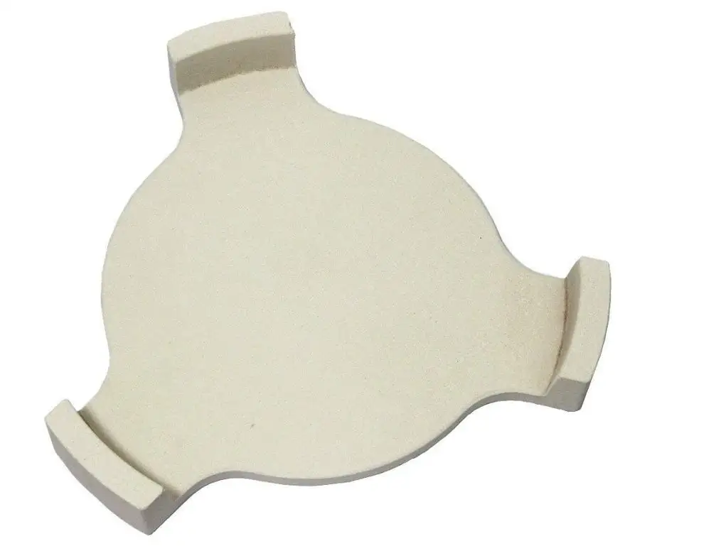 Heat Deflector Smoking Stone  Pizza Stone Plate Setter with 3 legs