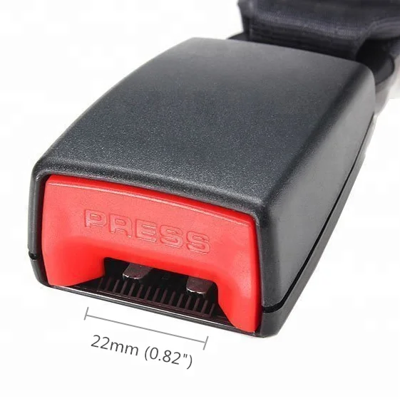 Customizalbe Length E4 Safety Certified 9 Inch Car Seat Belt Extender Woman Seat Belt Extension