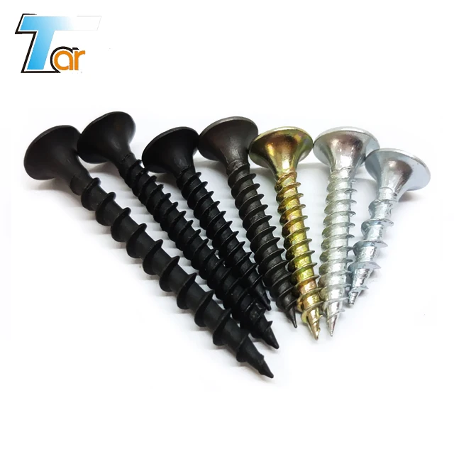 black phosphated drywall coarse thread screw Germany Manufacturer and Supplier Good Quality box packing black drywall screw