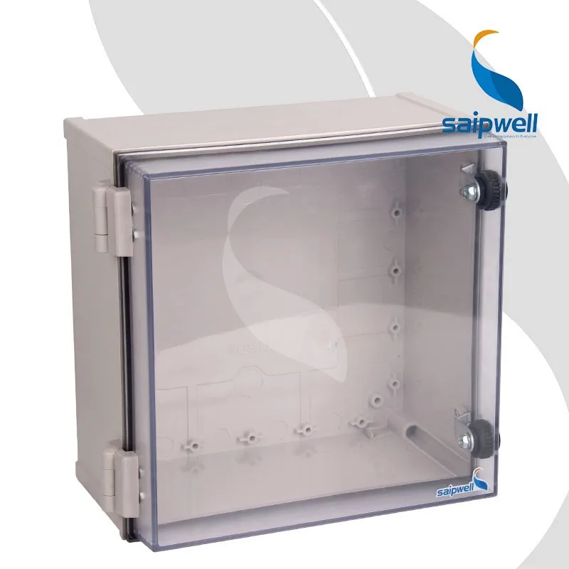 Saip / Saipwell Wenzhou Clear Plastic Box Electronics Clear Electrical Junction Box China Enclosure for Electronic