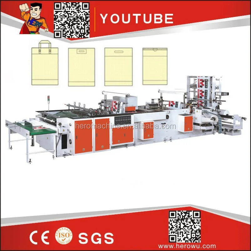HERO BRAND fully automatic nylon cutting and sealing machine urine bag  packaging material making machines