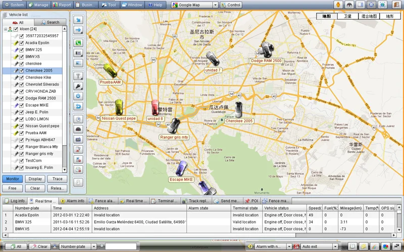 Taxi Bus Truck Manage Professional GPS Software