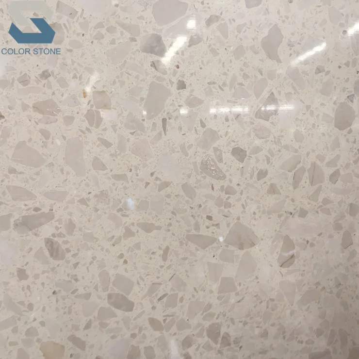 Hot sale cheap price china artificial marble slabs price sahara beige granite stone slab