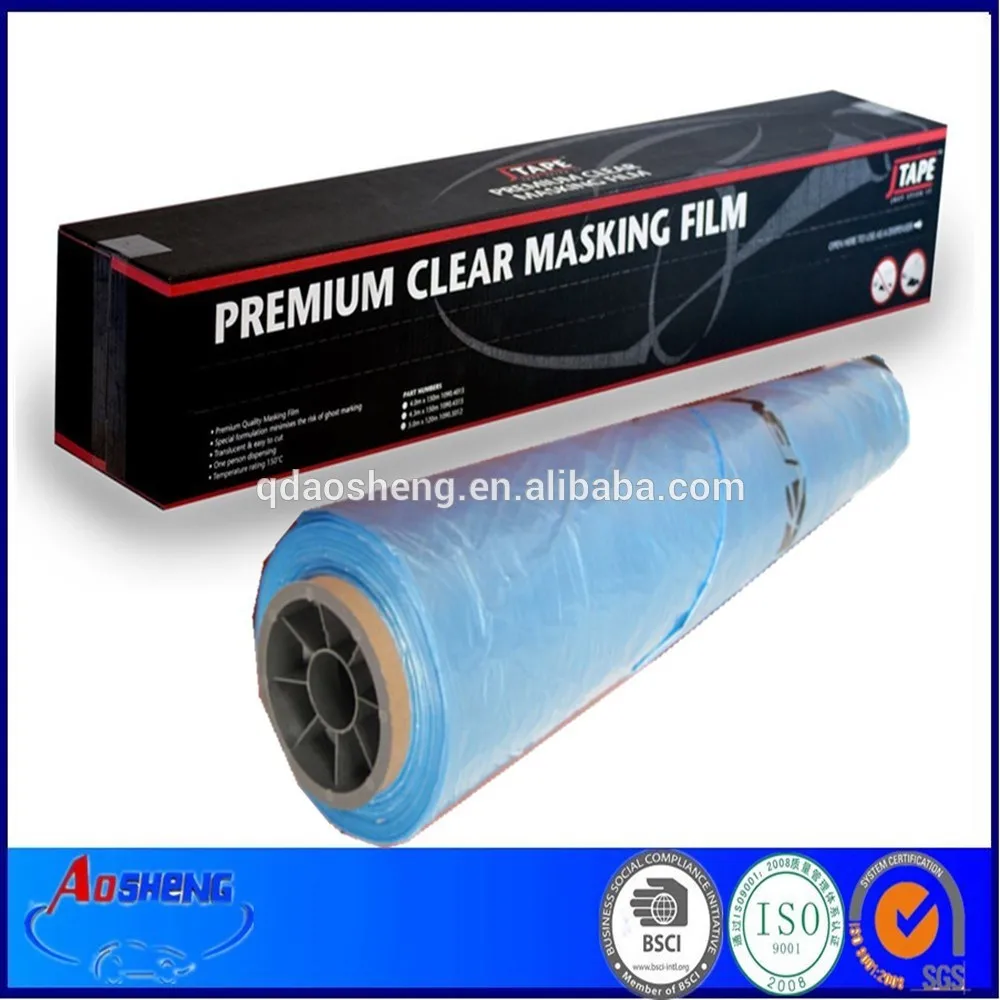 пнд 4m*150m paintble пластиковые защитная пленка маскировки для автомобильной краски