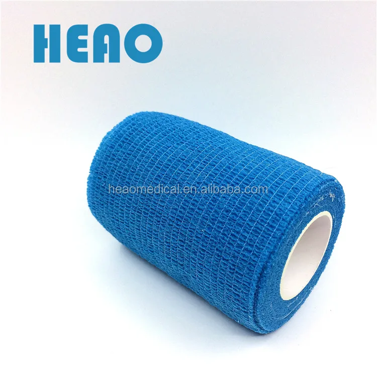 Soft non woven self elastic cohesive bandage sports athletic tape uesd in gym