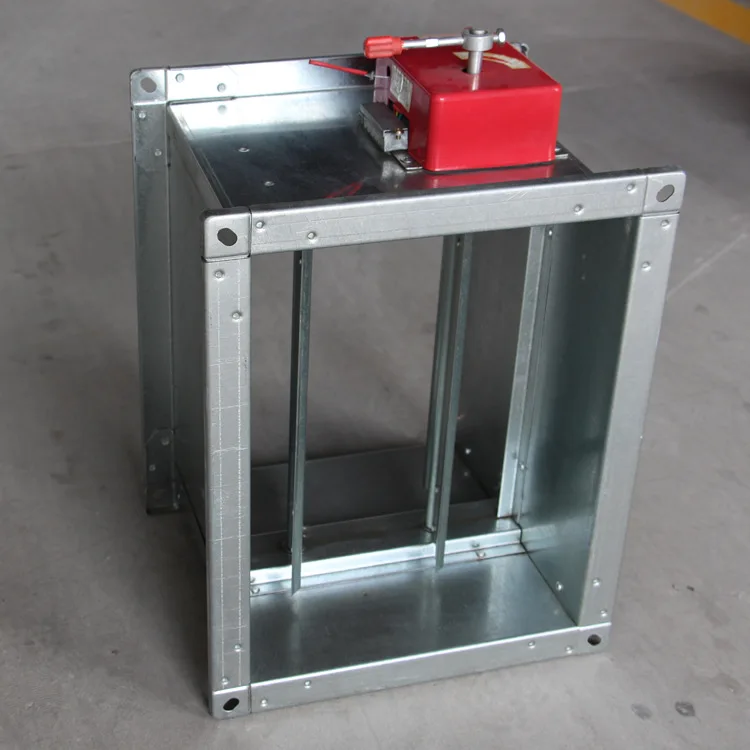 High efficiency automatic fire damper smoke damper