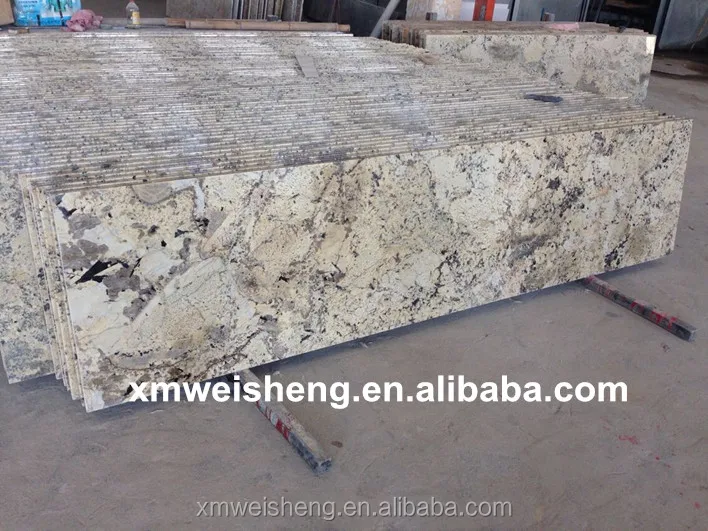 Manufacturer sierra blanca desert gold customized granite marble countertops hotsale