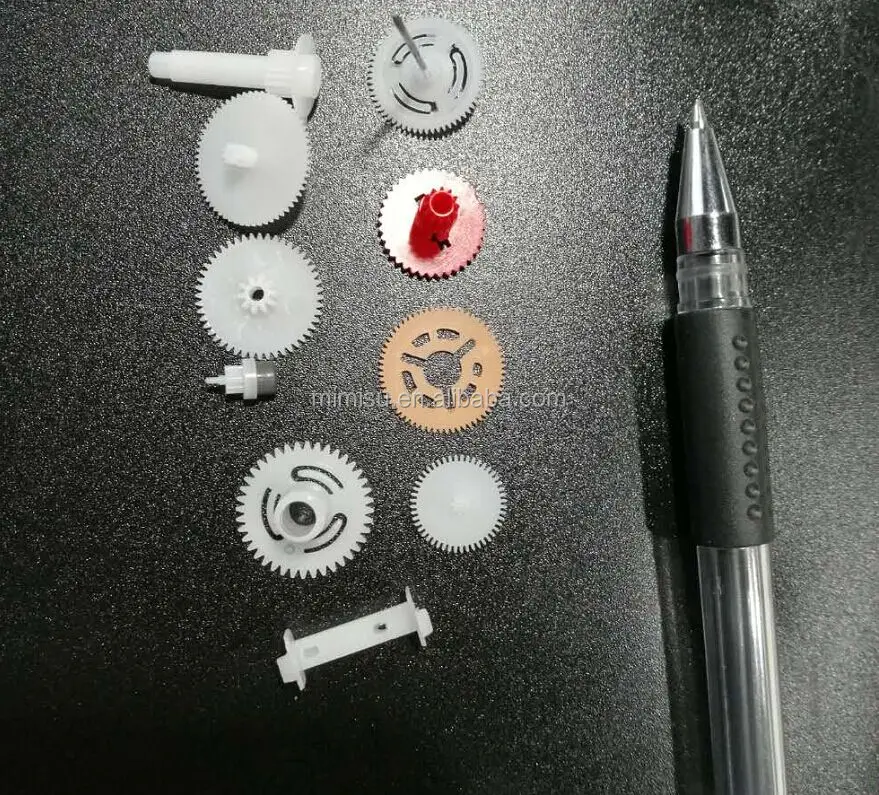 M0.2,M0.3,M0.4,M0.5,M0.6,M0.8,M1.2 Small plastic nylon pom spur gear