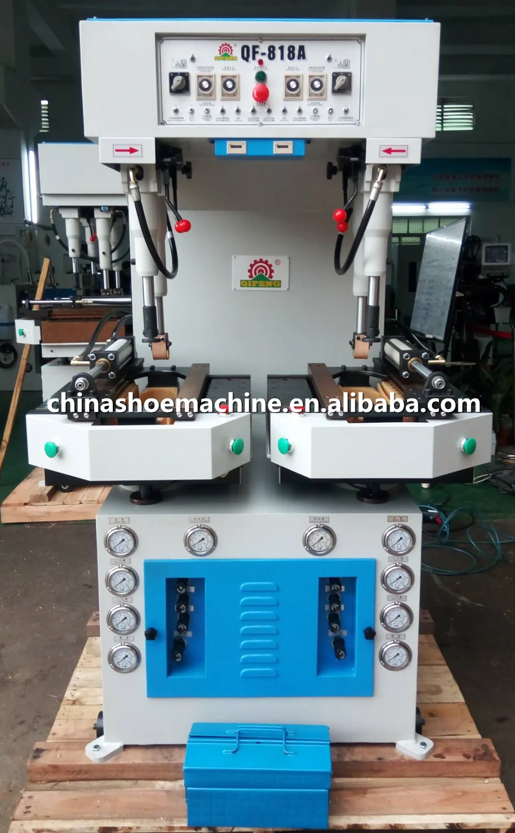 
Heavy duty walled type QF-818B sole pressing machine for shoes machine 