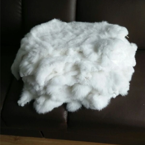 Soft Leather Hide Craft Pelts 100% Rabbit Skin High Quality fur