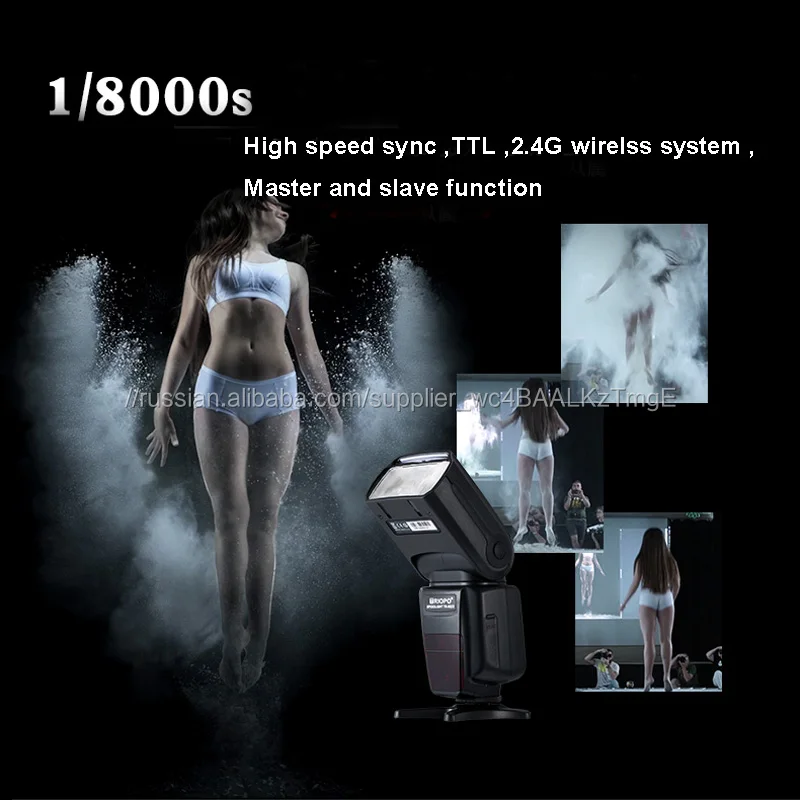 2017 Triopo TR-982III 2.4 г беспроводной HSS 1/8000 s мастер TTL вспышка Speedlite для Nikon, камеры Canon