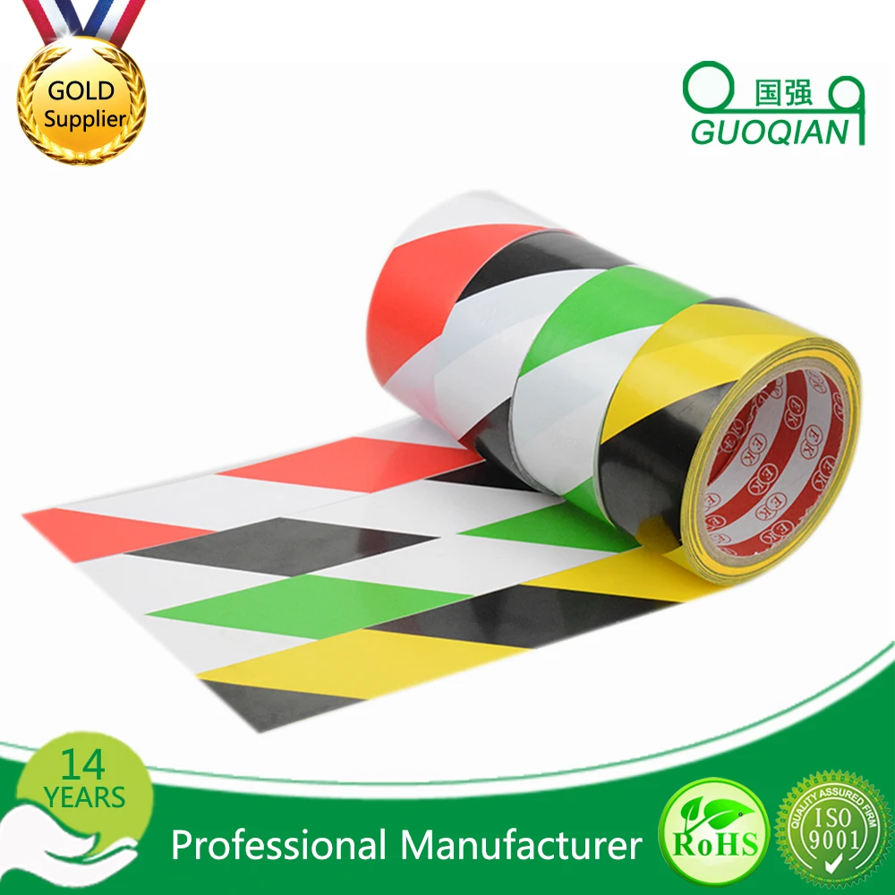 PET/PVC adhesive reflective tape caution  warning Tape