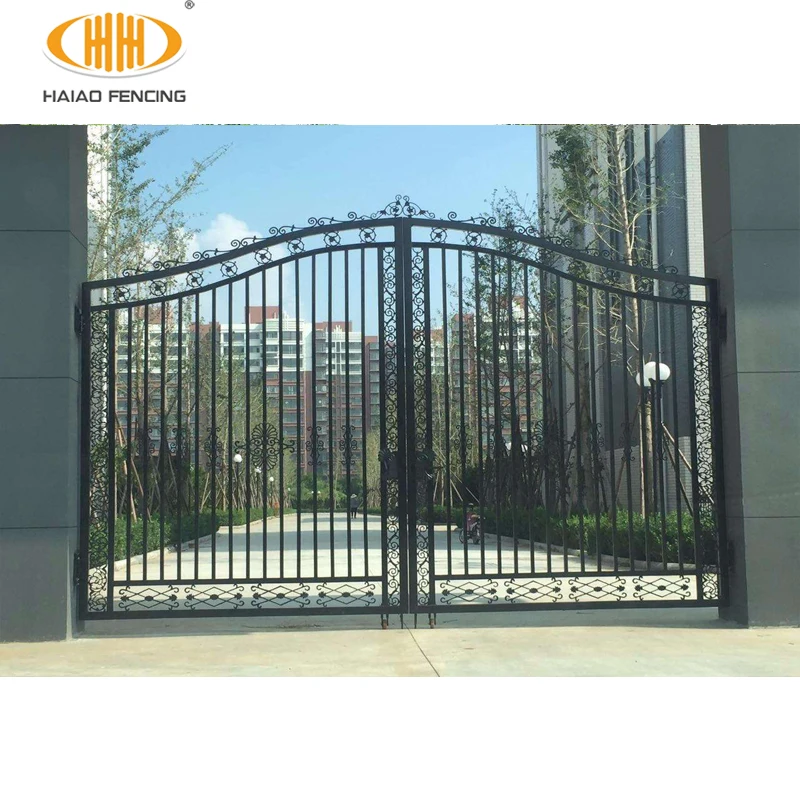 Competitive price home garden gates and fence cheap house cast iron gate design india