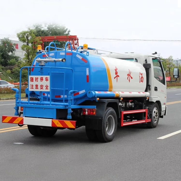 
Hot sale Euro 4 KAMA 5000liters Landscaping tank car 6wheels watering car Urban sanitation vehicle,4x2Road greening sprinkler 