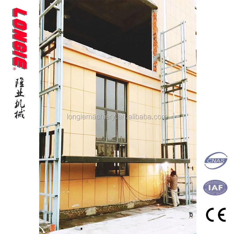 
LISJD0.8-4.5 Electric hydraulic cylinder cargo elevator lift 