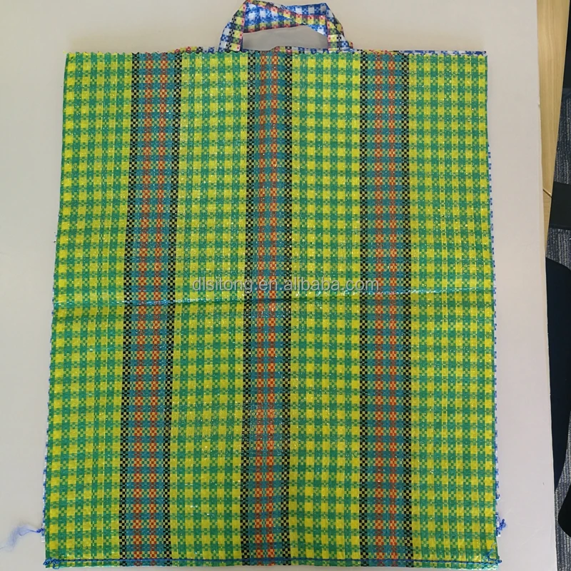 
PP woven handle bag for shopping to Africa 