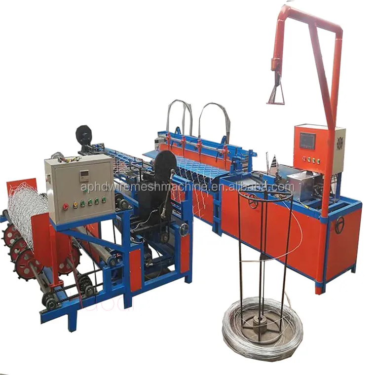 New Double Output Shaft Fully Automatic Chain Link Fence Making Machine