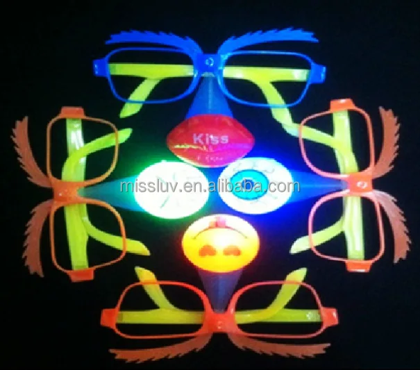 Carnival party glasses with eyes funny plastic novelty glasses holder nose glasses with mustache