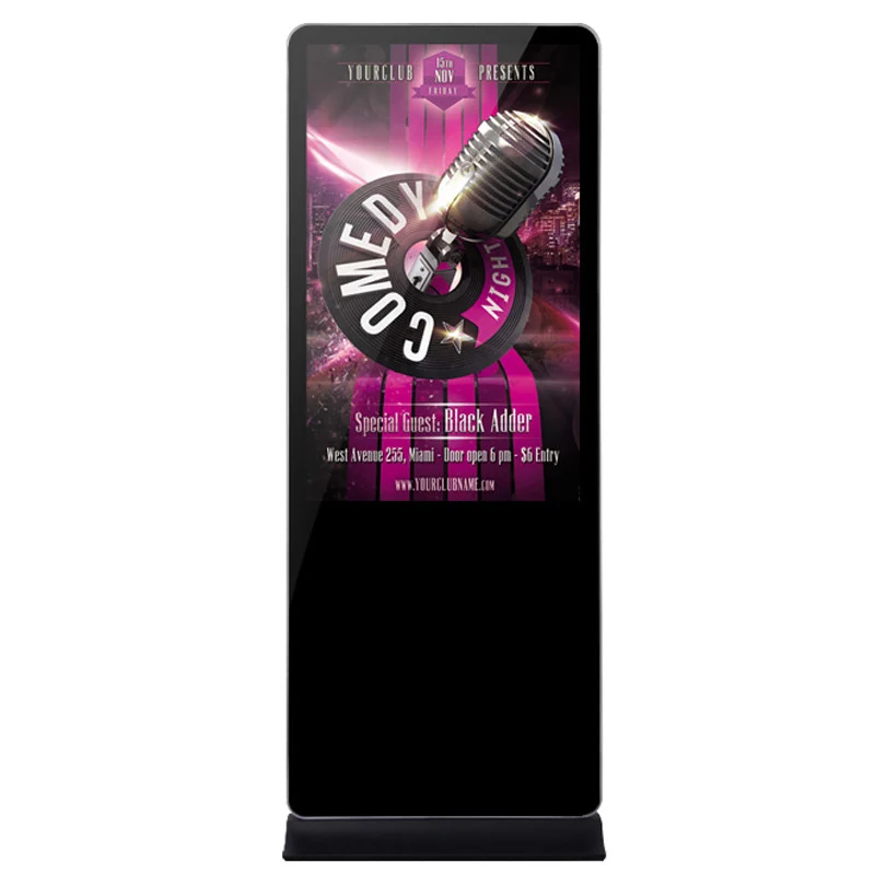 42 inch open sex video floor standing LCD high definition wifi advertising player