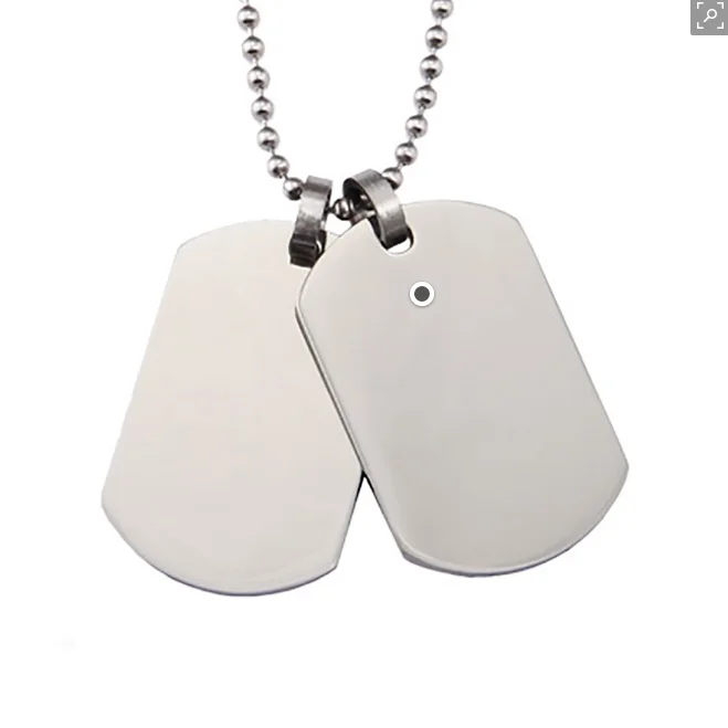 Wholesale custom cheap aluminum stainless steel letter logo printing charms metal blank tags for jewelry