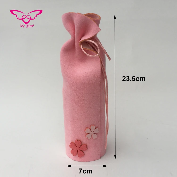 Creative Stationery Double Side Velvet Cherry Blossom Pen Holder Stand