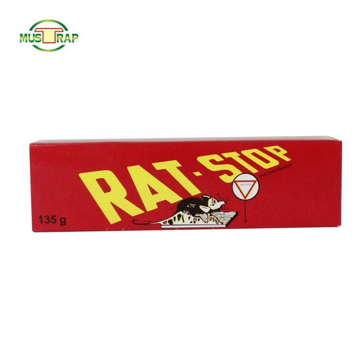 Mustrap best selling yellow glue live catch rat trap mouse glue tube