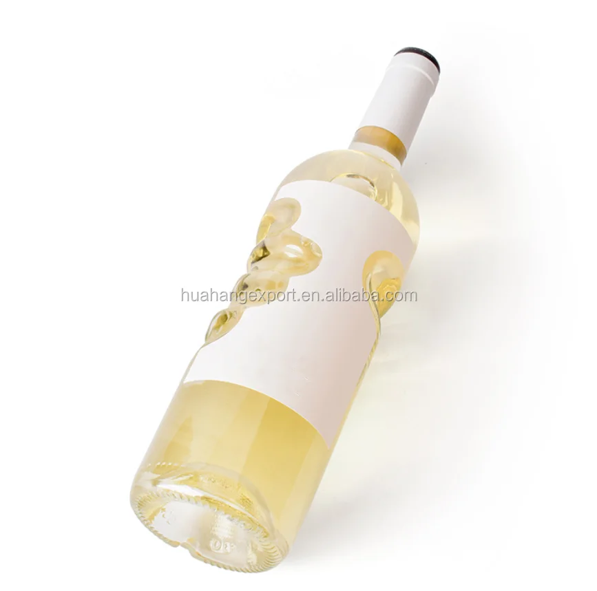 Italy 750ml clear the hand of god glass bottle dry white wine bottle