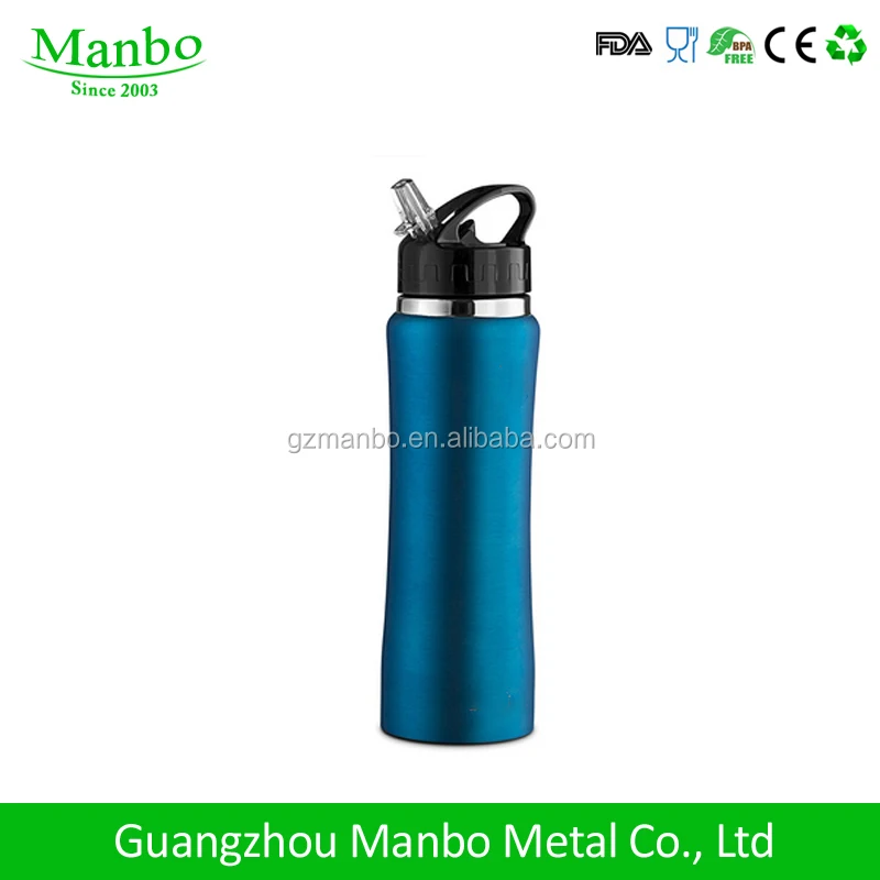 High Quality 25oz Stainless Steel Insulated Water Bottle With Flip Top Straw Cap