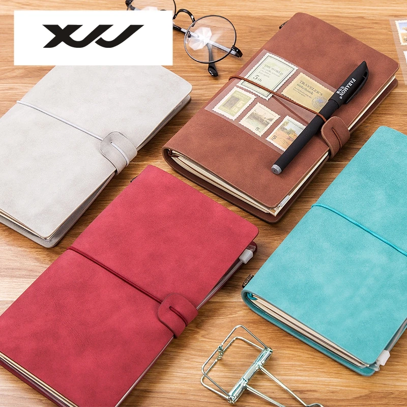 2019 fashion new design agenda planner travel diary hand book dot grid notebook with band