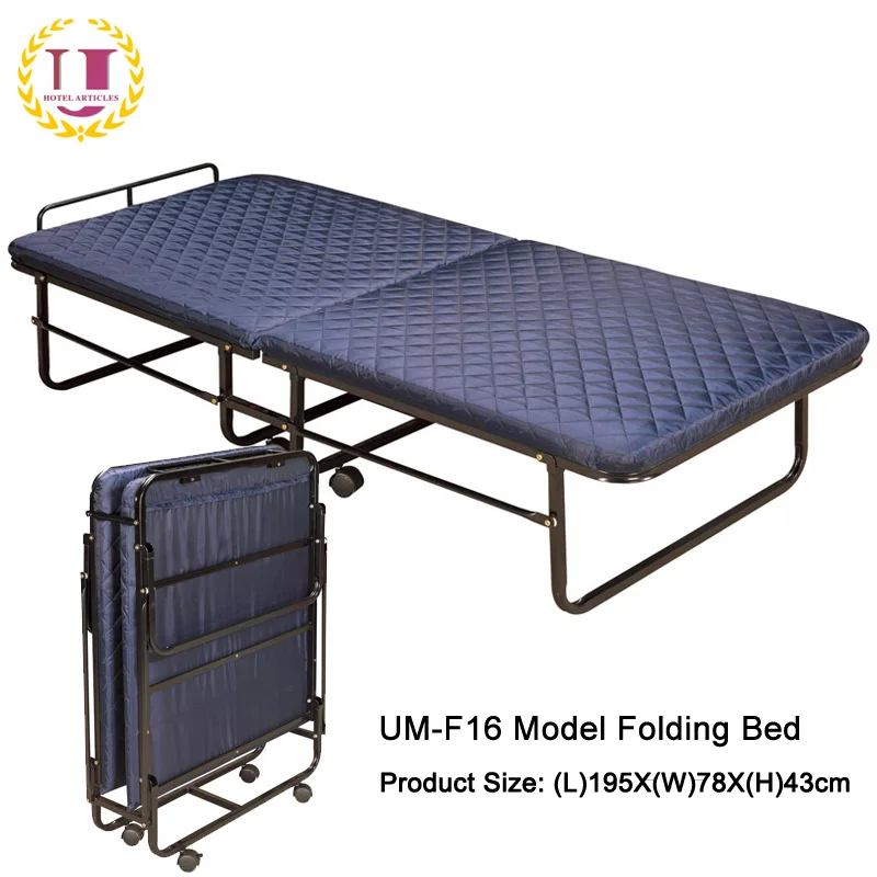 Portable Single Size Memory Foam Folding Bed For Adults