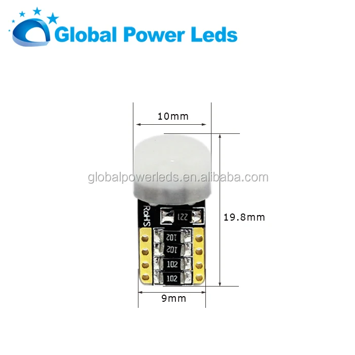 new T10 194 error free signal light led car 4014SMD W5W canbus 12v side light for germany car