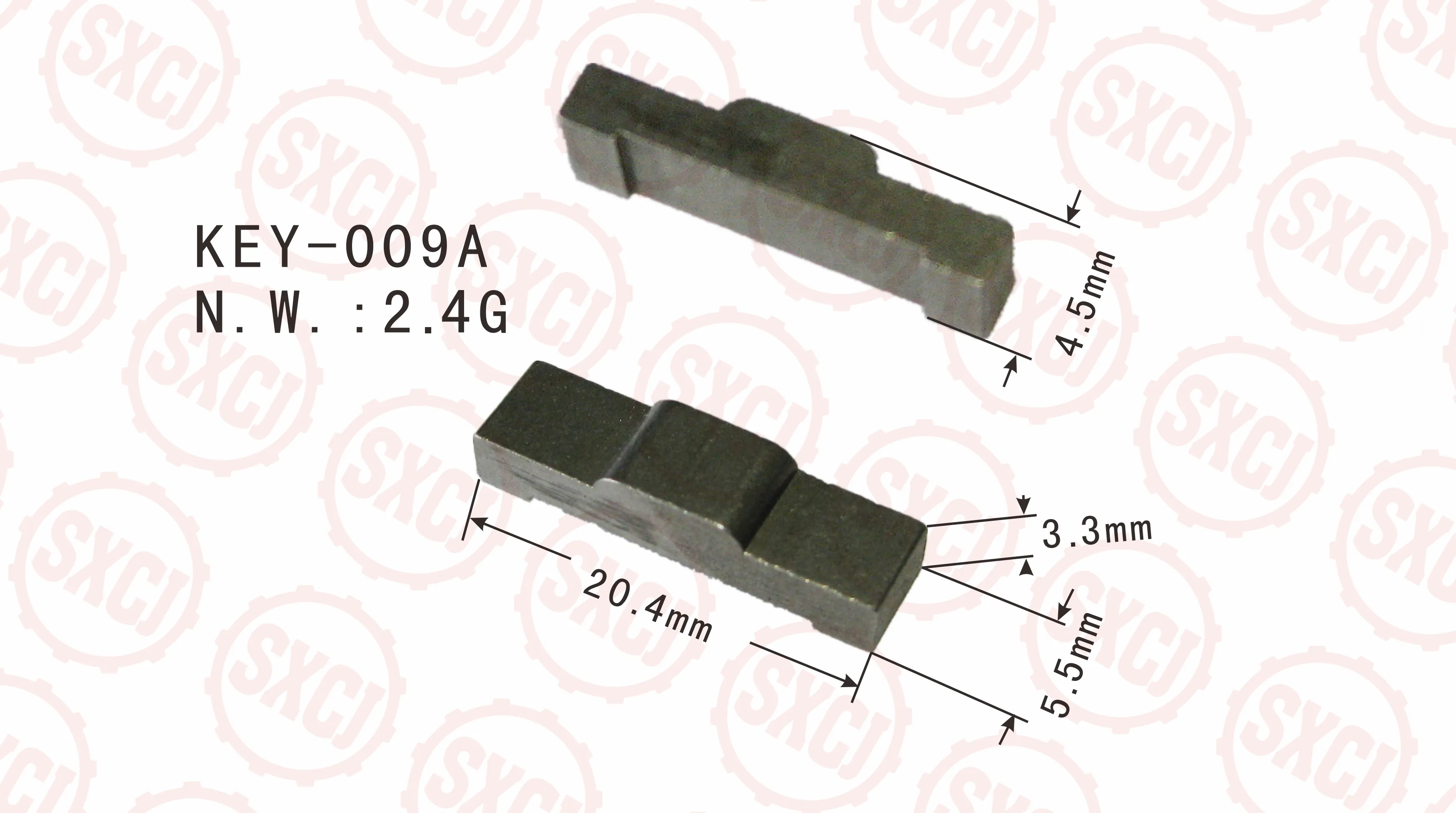 SYNCHRONIZER KEY/GEAR KEY /BLOCK KEY OEM SXCJ-KEY009-A/SXCJ-KEY009-B