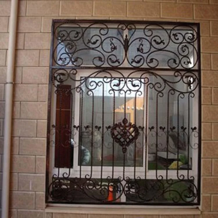new style modern wrought iron american window grill design