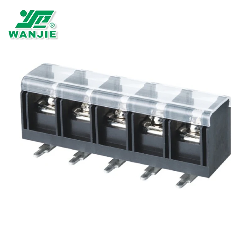 Клеммные колодки высокой силы тока с креплением на панели 13 мм большим шагом и крышкой (WJ78C/78S/78H/78R)