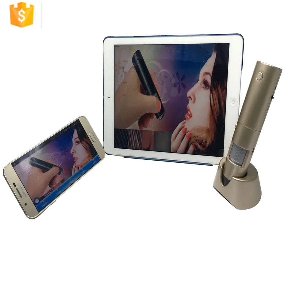 Wireless Skin Analyzer Professional Body Skin Moisture Pigment Oil Tester Skin Scope Analysis