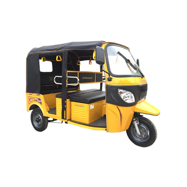Zongshen 200CC 6 Passenger Motorized 3 wheeler tuk tuk Petrol bajaj auto rickshaw price picture