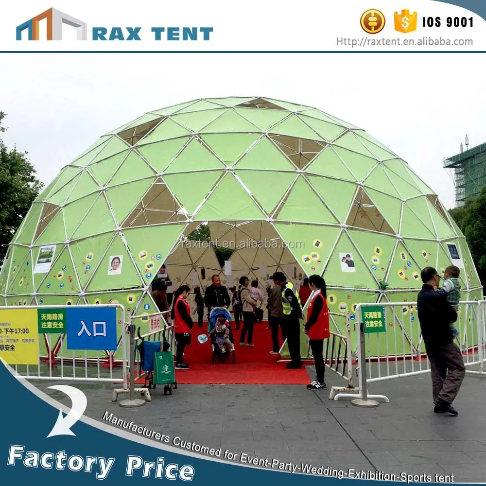 Large stretch wedding tent with floor indian geodesic dome house glass dome in China