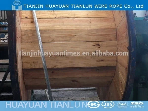 6mm ungalvanized Steel  wire ropes for Elevator Rope