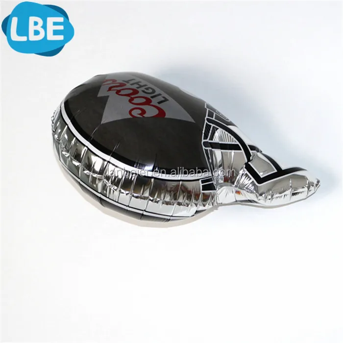 custom printed helmet shape american football balloon