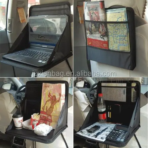 Foldable Car Seat Laptop Tray Table Food Holder