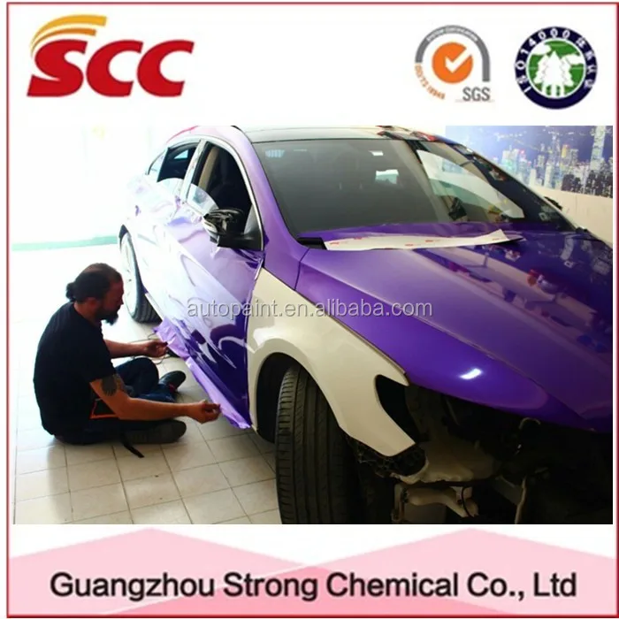 Хороший Блеск на акриловой основе 2 К Сплошные Цвета на основе растворителя краски