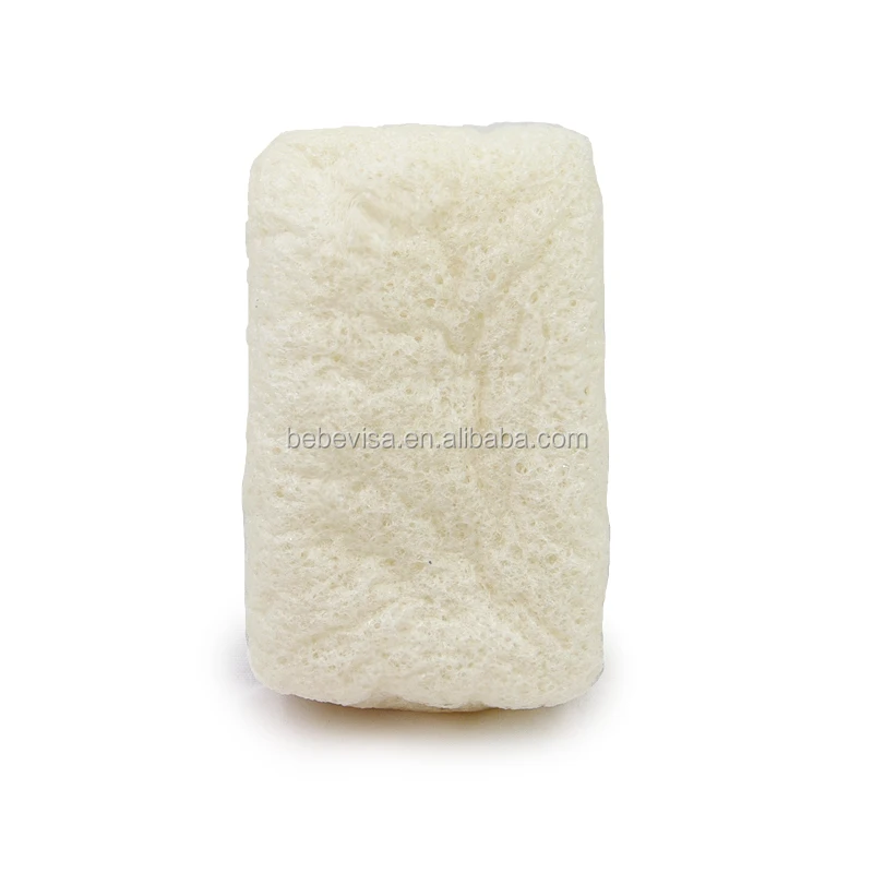 100% Natural Bio Face Cleaning Bamboo Charcoal Bath Puff Konjac Sponge For Acne/Spot/ Pimple scar