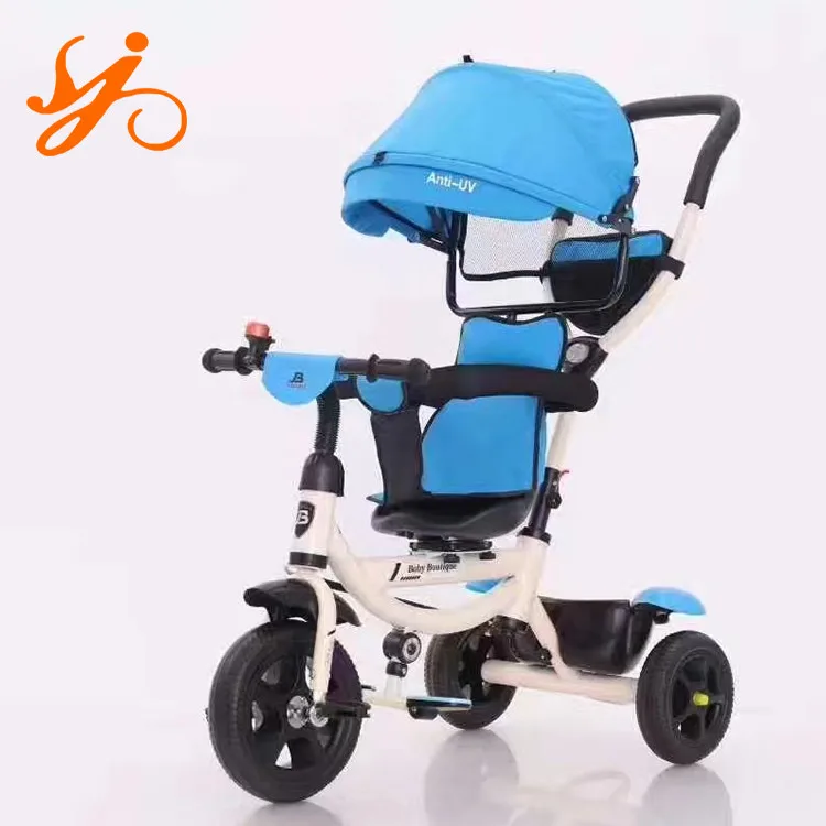 Роскошный детский трехколёсный велосипед для катания/для маленьких детей (3 колеса трехколесный с навесом/детский